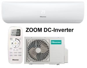 Инверторная сплит-система Hisense модель ZOOM DC Inverter 2023 AS-07UW4RYRKB00